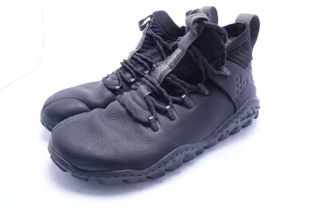 Vivobarefoot Magna Forest ESC Shoes Womens Size 7.5 Black Leather Trail Hiking